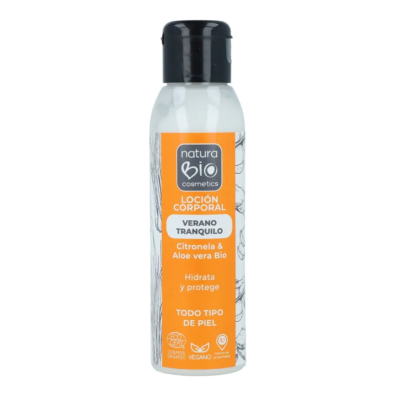 Loción Corporal Repelente con Citronela Verano Tranquilo NaturaBIO 100 ml Súper Precio