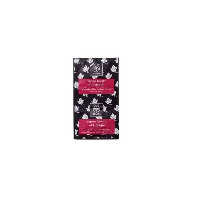 Mascarilla para el contorno de ojos Express Gold Apivita 2 x 8 ml Hecho A Mano