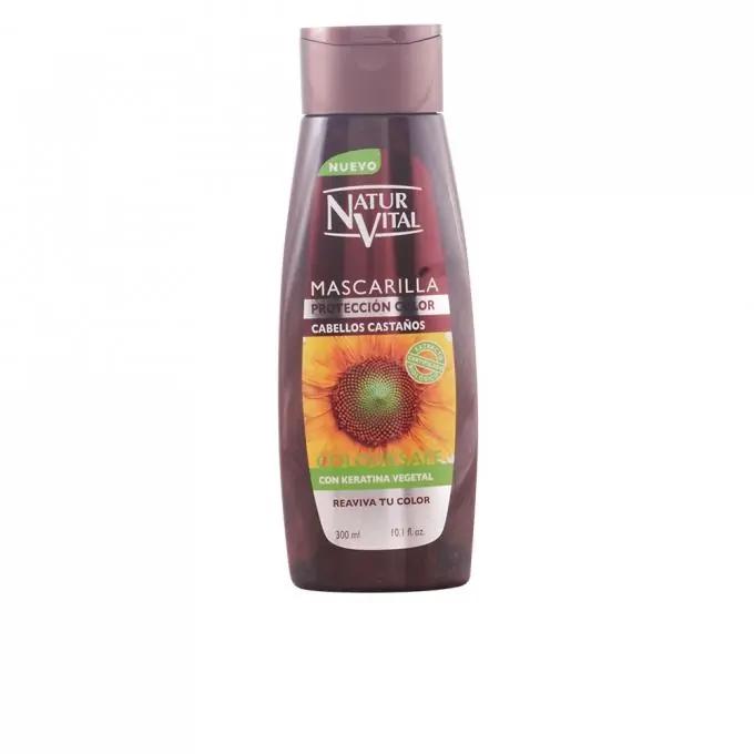Mascarilla para pelo teñido castaño Natur Vital 300ml Pedido Al Por Mayor