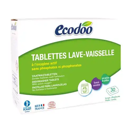Lavavajillas máquina en tabletas Ecodoo 30udsx20g Más Vendido