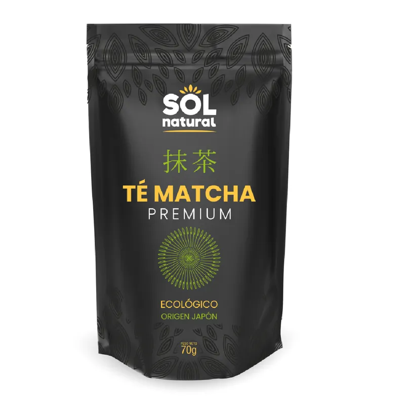 Macha premium Japón en polvo Sol Natural 70g BIO Nuevo Modelo