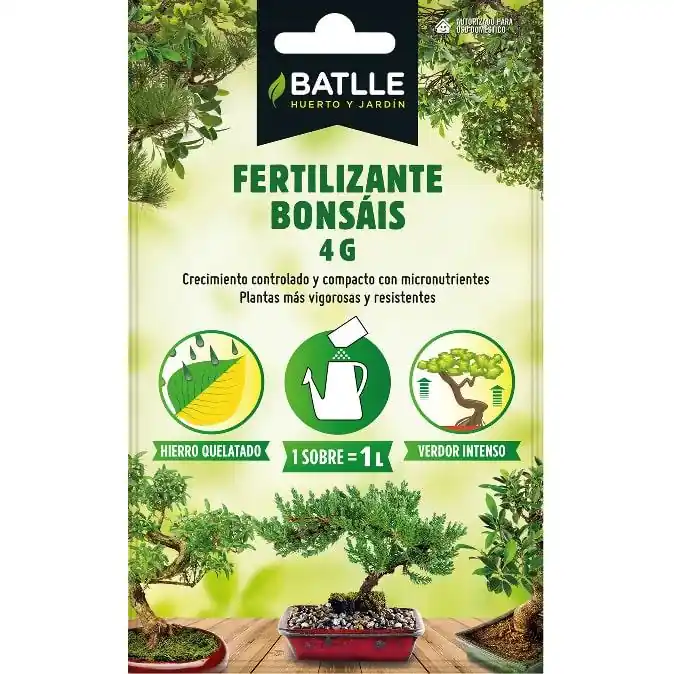 Profesional Fertilizante bonsáis soluble sobre para 1 L Batlle