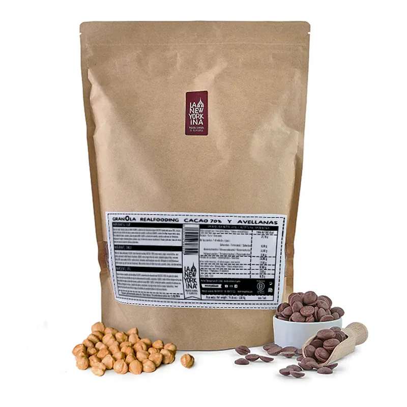 Premium Granola Realfooding Cacao 70% La Newyorkina 1,5 Kg