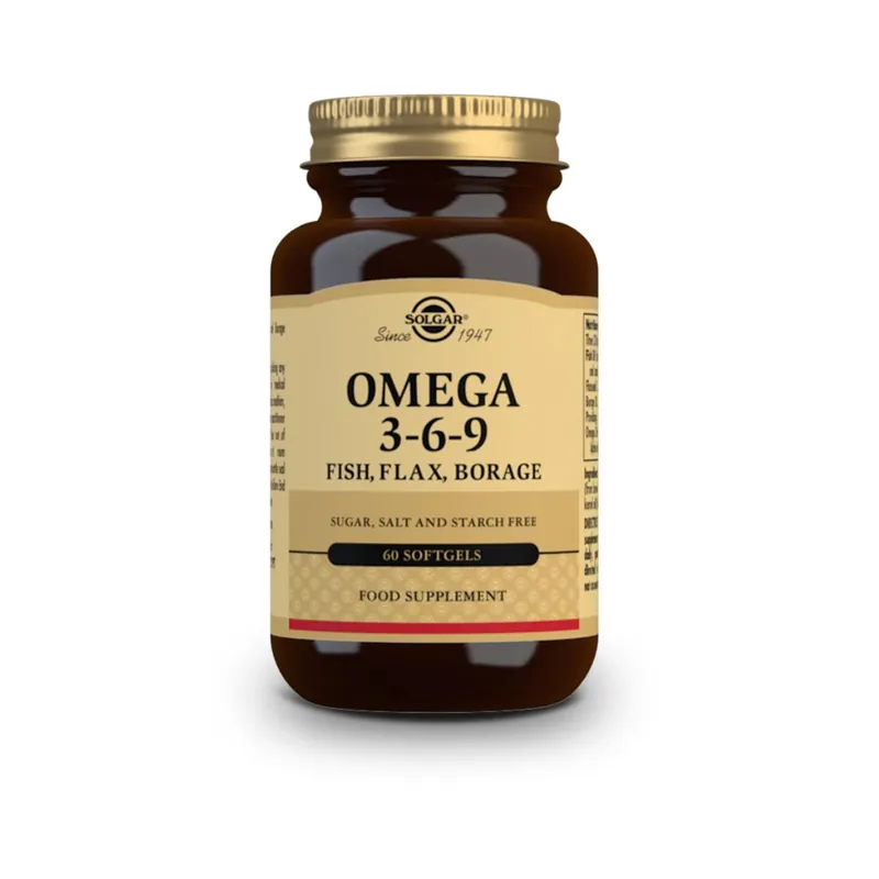 Última Oportunidad Omega 3 6 9 Solgar 60 Cápsulas