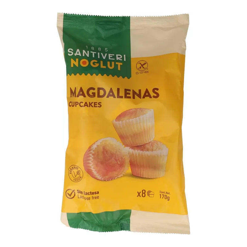 Magdalenas Sin Gluten Santiveri Noglut 170 g Gran Oferta