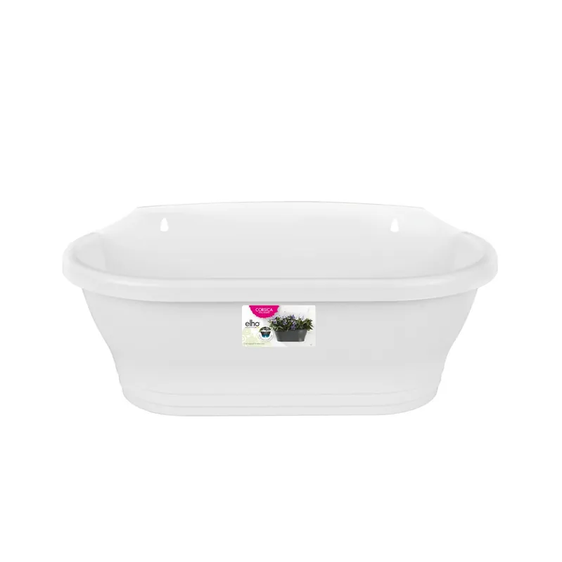 Oferta Jardinera pared Corsica blanco Elho 39 cm