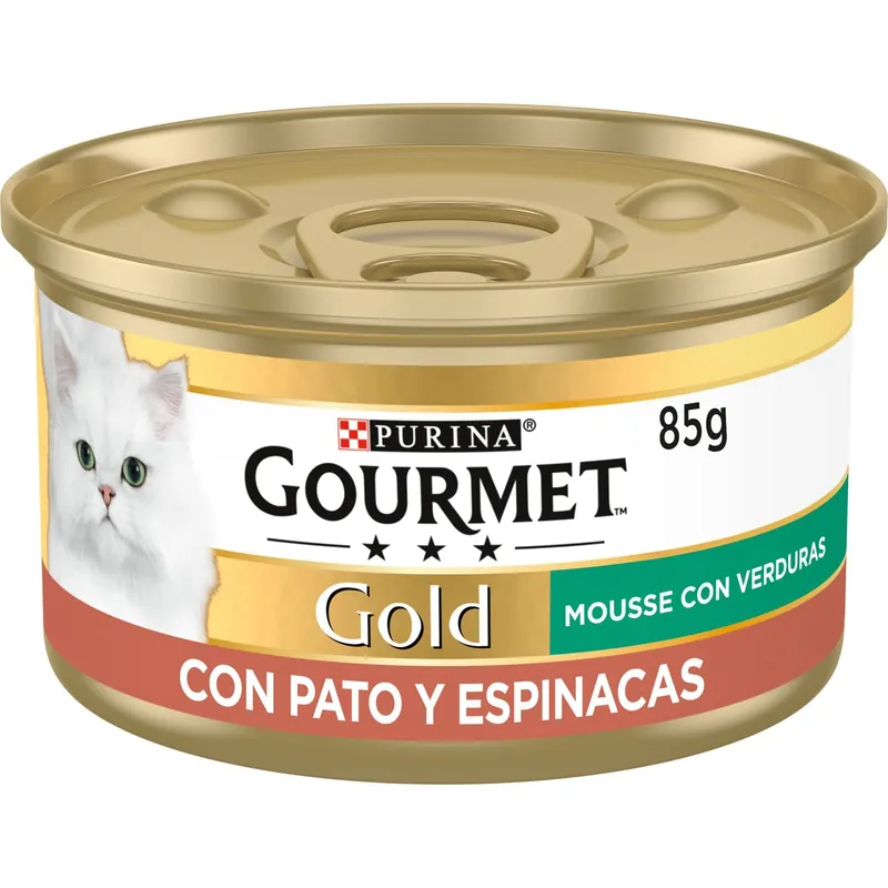 Oferta De Temporada GOURMET GOLD Mousse Comida húmeda Pato&Espinaca 85 g