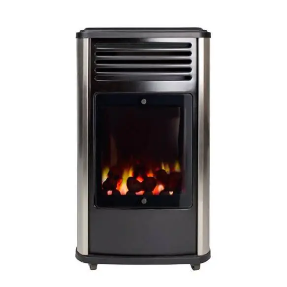Tendencia Estufa portátil a gas Manhattan metalizada 3,4 kW Fireside