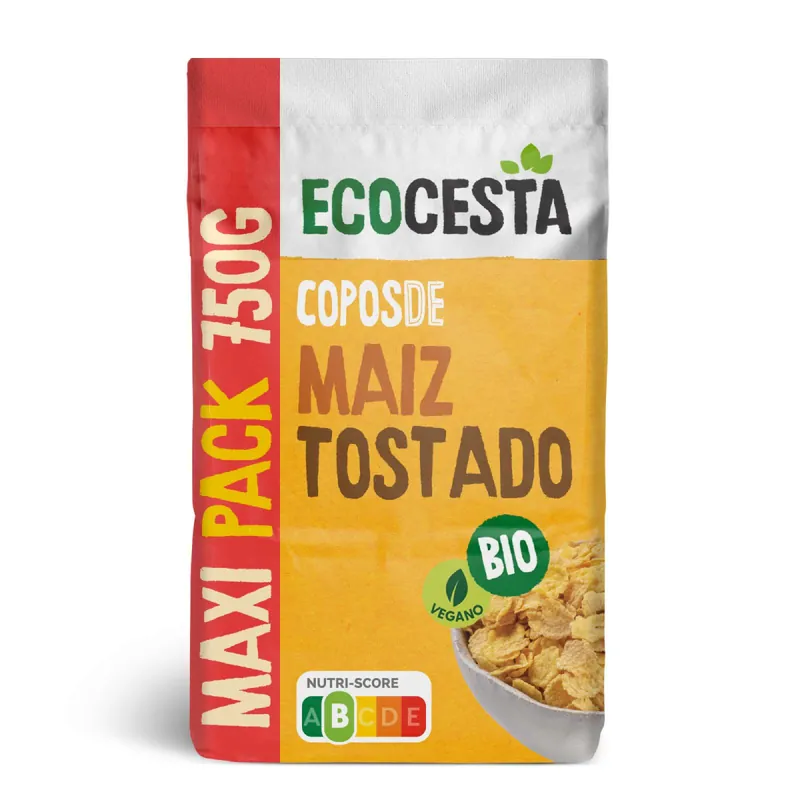Maxi Pack Copos De Maiz Tostado Bio Ecocesta 750gr Bestseller
