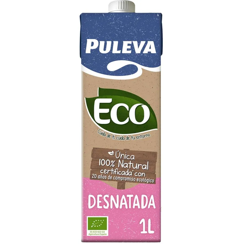 Ordenar Ahora Mismo Leche Desnatada ecológica Puleva, 1 L