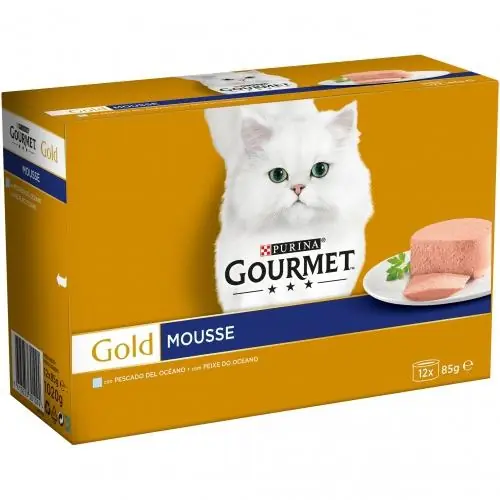 GOURMET GOLD Mousse PesOceano Multipack (12 x 85 g) Nueva Colección
