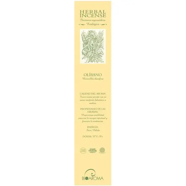 Precio Rebajado Incienso ecológico Olíbano Bioaroma, 12 varillas