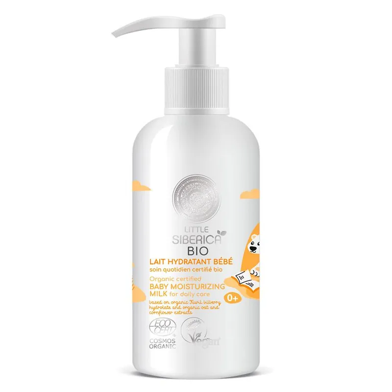 Envío Gratis Leche Hidratante Orgánica Cuidado diario para Bebés Natura Siberica 250 ml