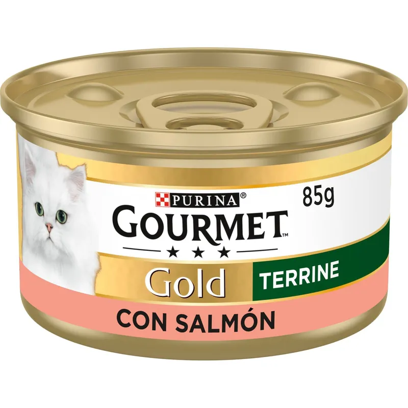 Compra Ahora GOURMET GOLD Tarrina Comp Salmon Comida húmeda 85 g