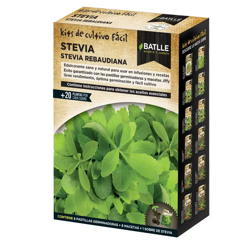 Kit de cultivo Stevia Rebaudiana Batlle Disponible Ahora