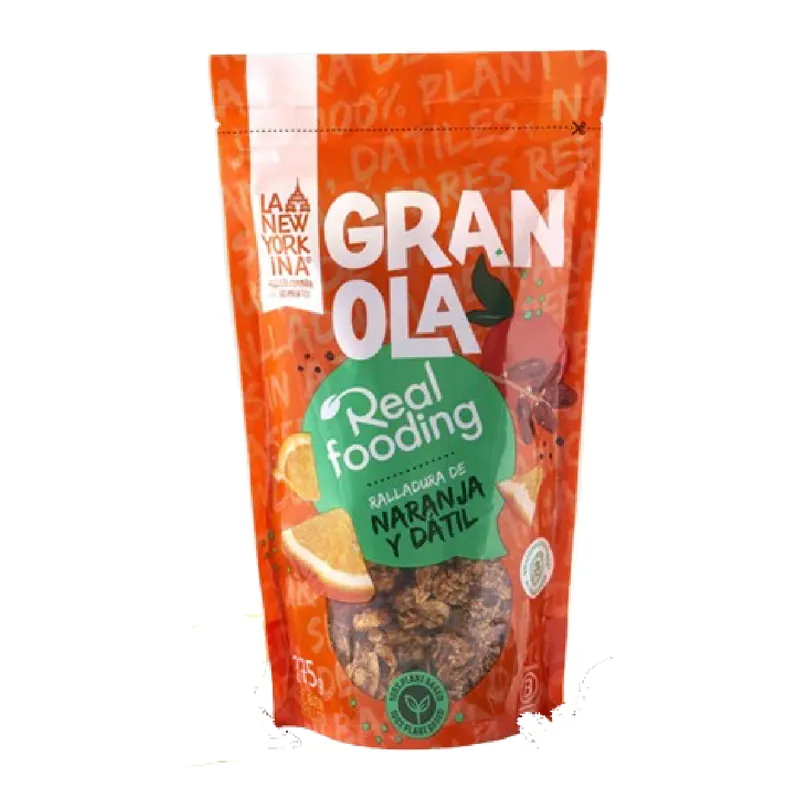 Granolas con ralladura de naranja y dátil envase Realfooding 275 g Mejor Calidad