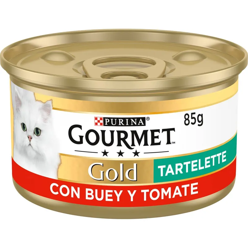 Venta Final GOURMET GOLD Tartaleta Buey y Tomate Comida húmeda 85 g