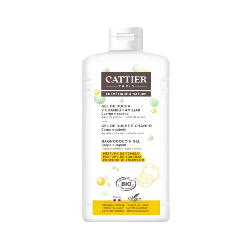 Ordenar Ahora Mismo Gel y Champú espumoso familiar Cattier 1 L