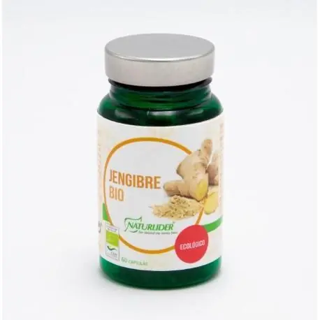 Jengibre BIO Naturlider 60 cápsulas Disponible Ahora