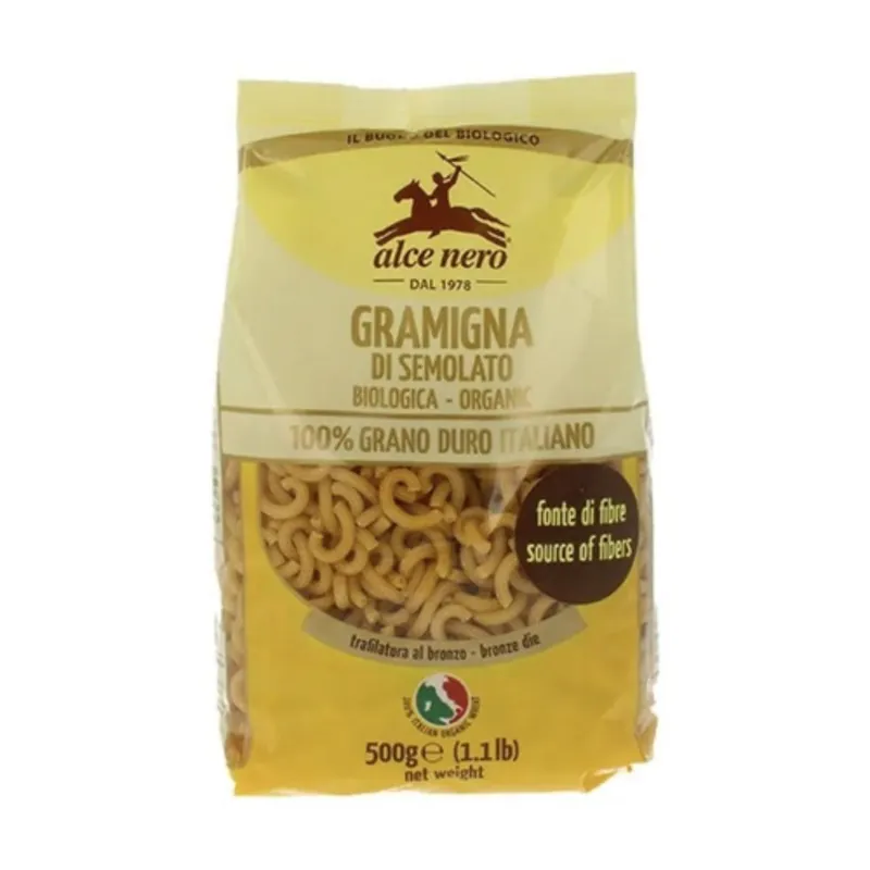 Lujoso Fideo para fideuá Alce Nero 500g