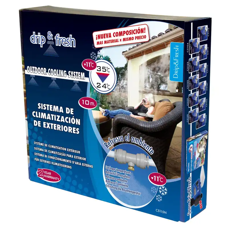 Kit de Nebulización 10 m DripFresh Económico