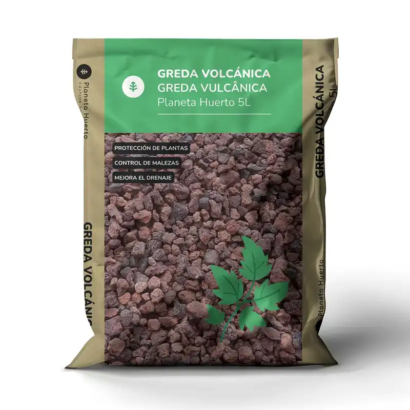 Certificado Greda volcánica Planeta Huerto 5 Litros
