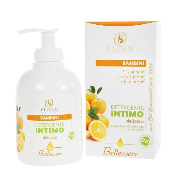 Gel íntimo especial 3-12 años Aloe Vera protege e hidrata Flora 250 ml Comprar En Línea