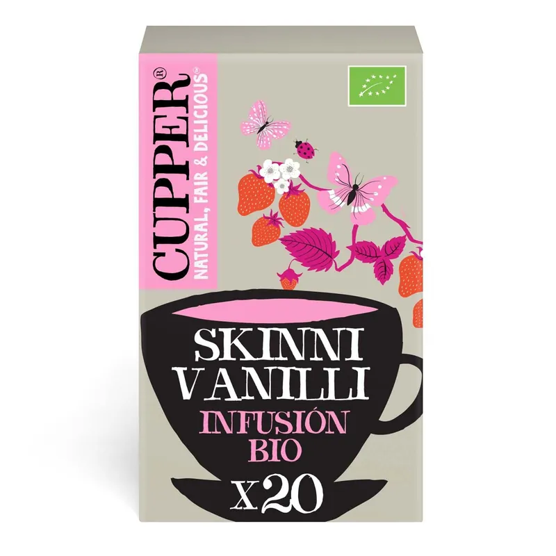 Últimas Unidades Infusion Fresa Y Vainilla Bio Cupper 20 Bolsas