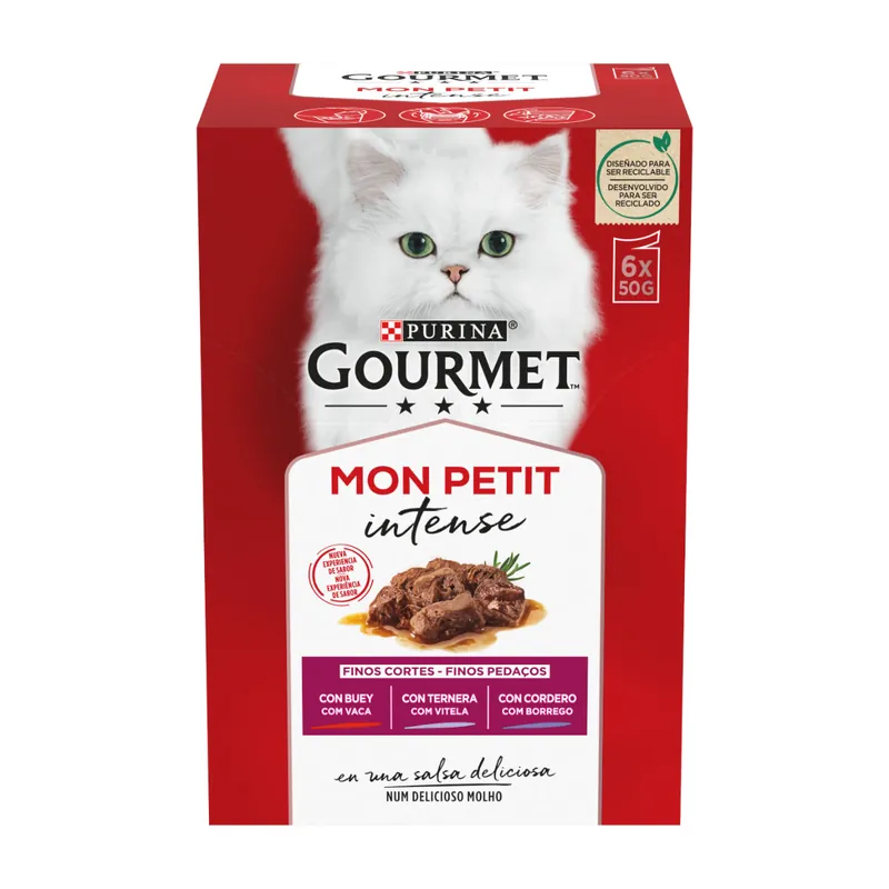 GOURMET Mon Petit de Carnes Multipack 6 x 50 g Últimas Unidades