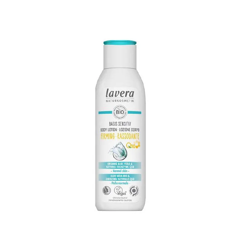 Loción corporal reafirmante Q10 basis sensitv, Lavera 250 ml Última Versión