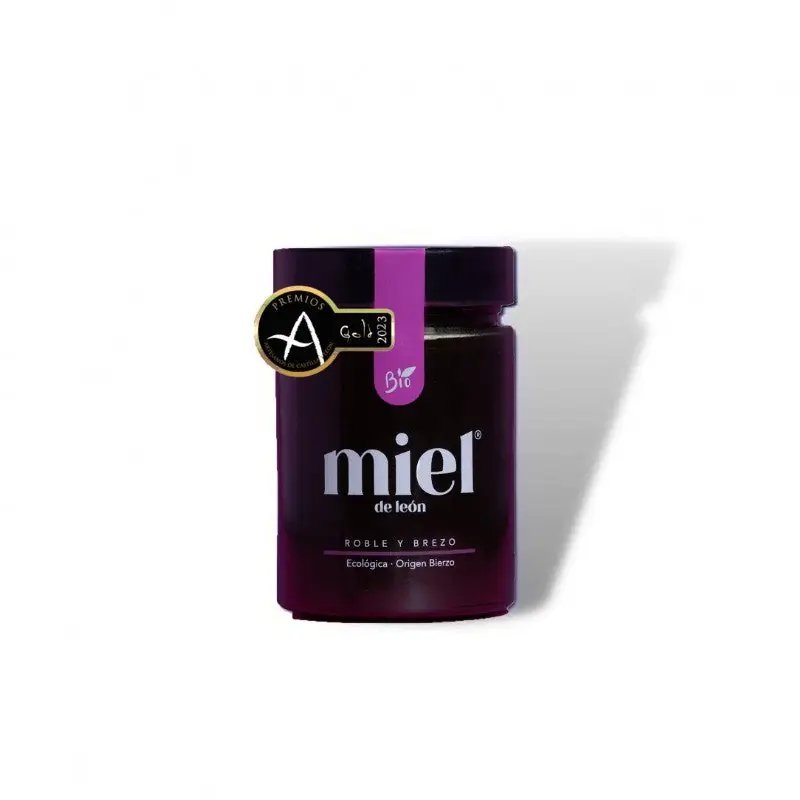 Miel De Roble Y Brezo Ecológica Bio 450g Miel De Leon Envío Gratis