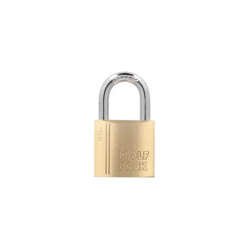 Candado Laton Arco Normal 20 Mm. Serie Target. Arco Endurecido. Candado Maletas, Candado Taquillas, Candado Puertas Profesional