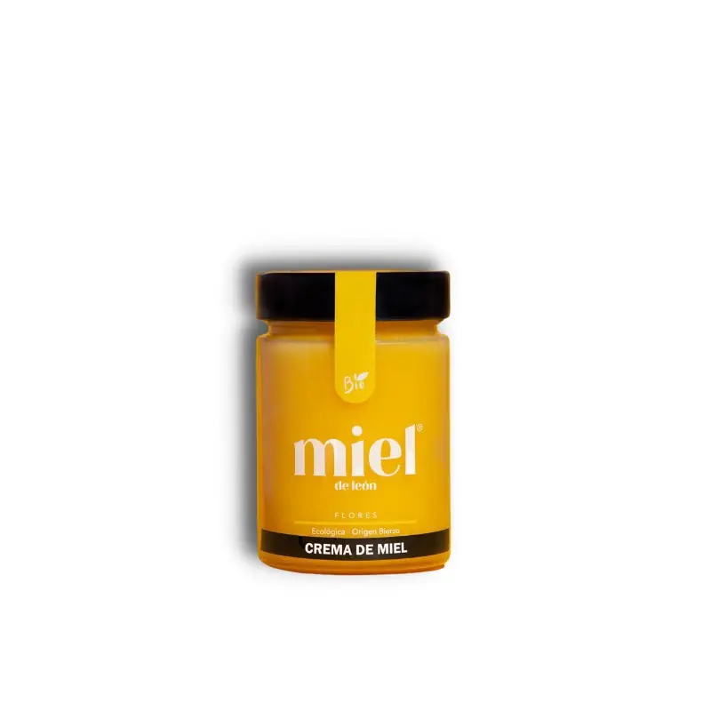 Crema De Miel Flores Ecológica Bio 450g Miel De Leon Compra Ahora