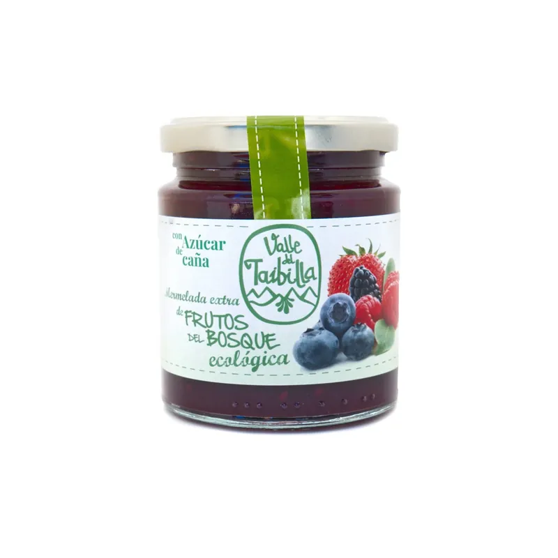 Mermelada Bio De Frutos Del Bosque Con Azúcar De Caña Nueva Colección