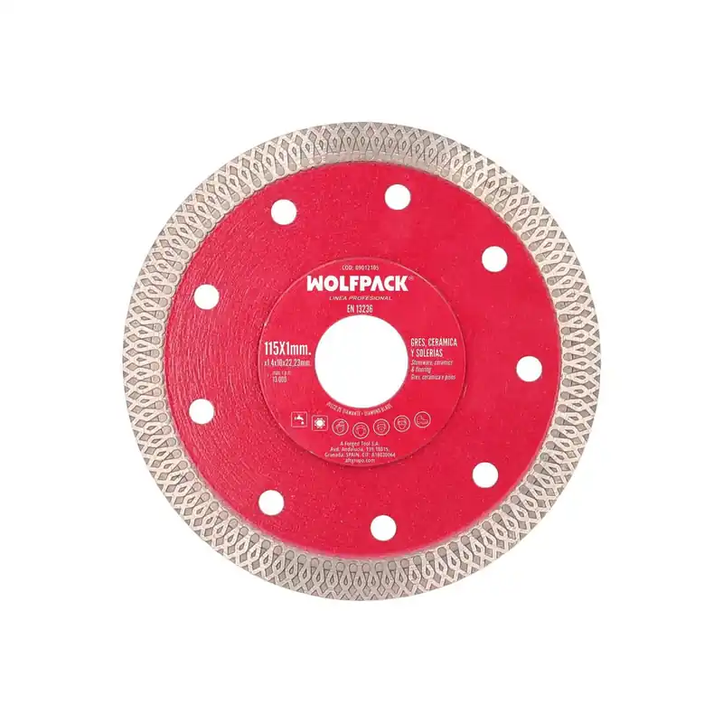 Precio Bajo Disco Diamante Ø 115 Mm. Porcelanicos, Gres, Ceramica, Solerias. Segmento Diamantado 10 Mm.