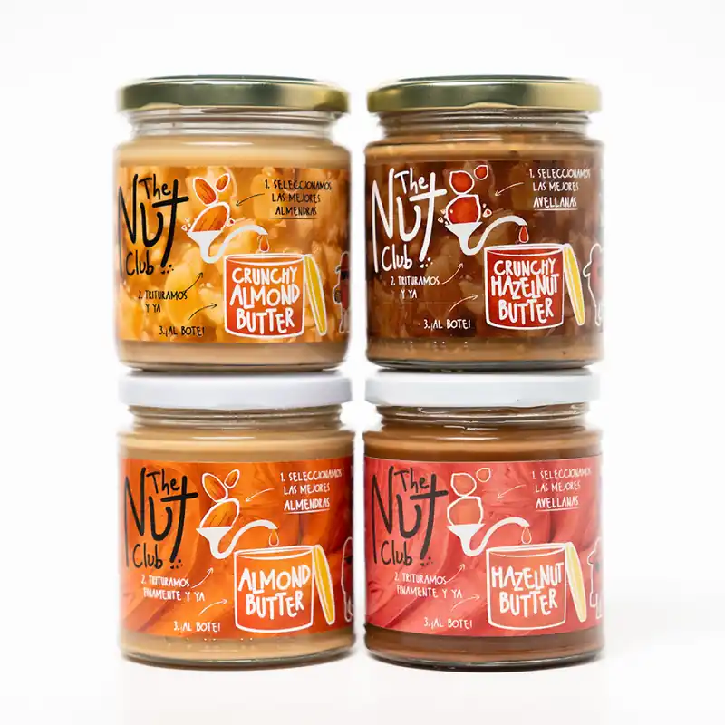 Pack Origen | Cremas De Avellana & Almendra. | Crema En Dos Texturas: Smoothie & Crunchy Gran Oferta