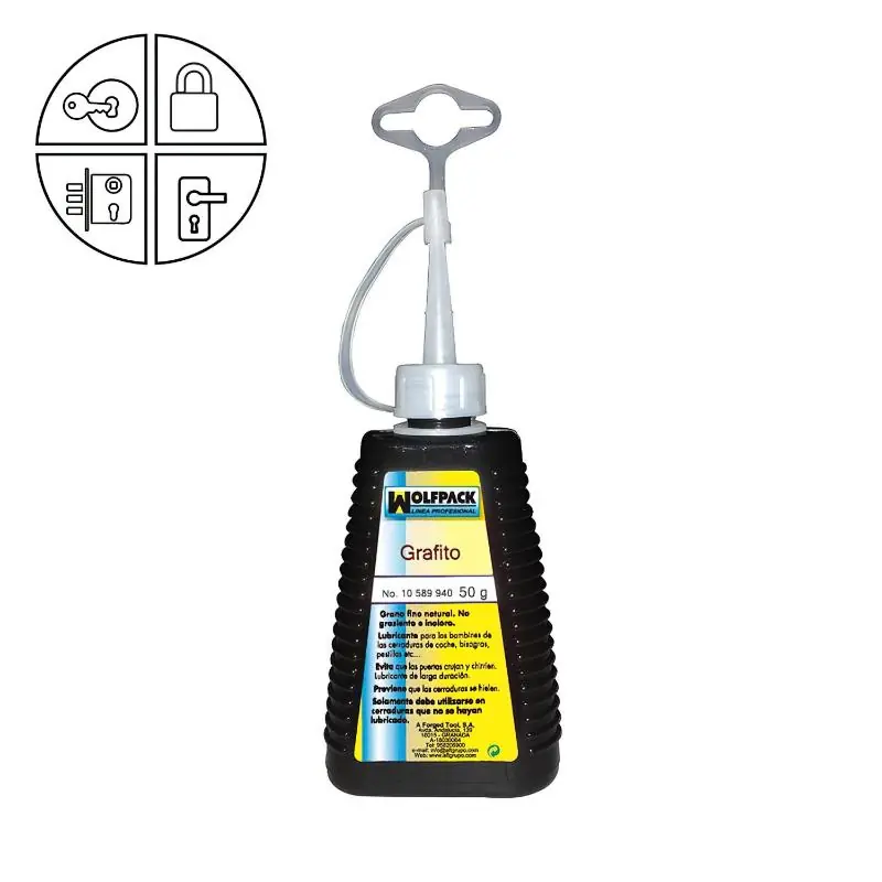 Grafito En Polvo Bote Aplicador 50 Gr. Nuevo Modelo