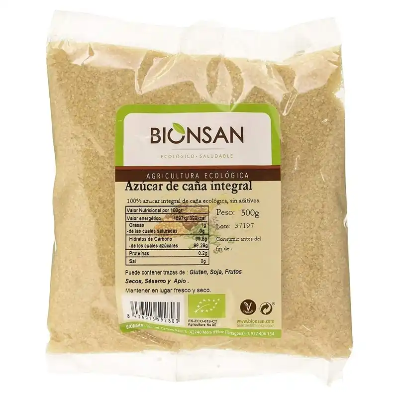 Azúcar De Caña Integral Ecológico 500gr Directo De Fábrica