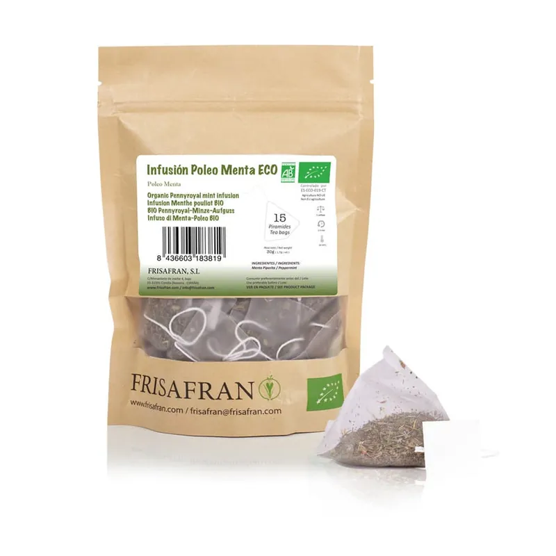 Infusión De Poleo Menta En Pirámides Ecológica | Frisafran Oferta Flash