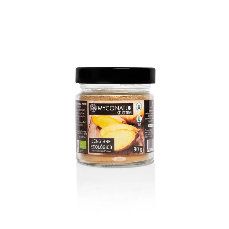 Mayoreo Jengibre En Polvo Ecológico Myconatur 80g