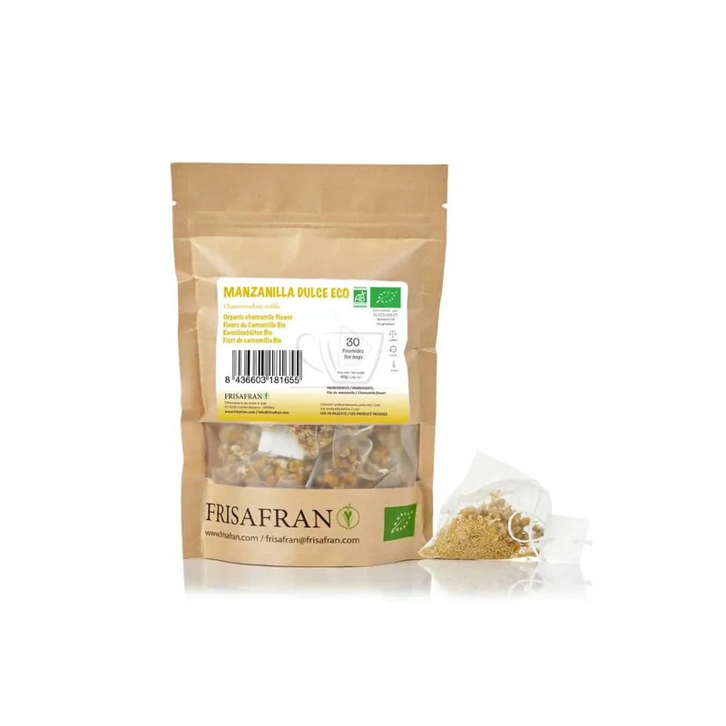 Nueva Colección Infusión De Manzanilla Dulce En Pirámides Ecológica | Frisafran
