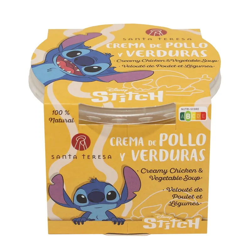 Santa Teresa - Crema De Pollo Y Verduras Disney. Con Aceite De Oliva Virgen Extra. Sin Conservantes. 280g Compra Hoy