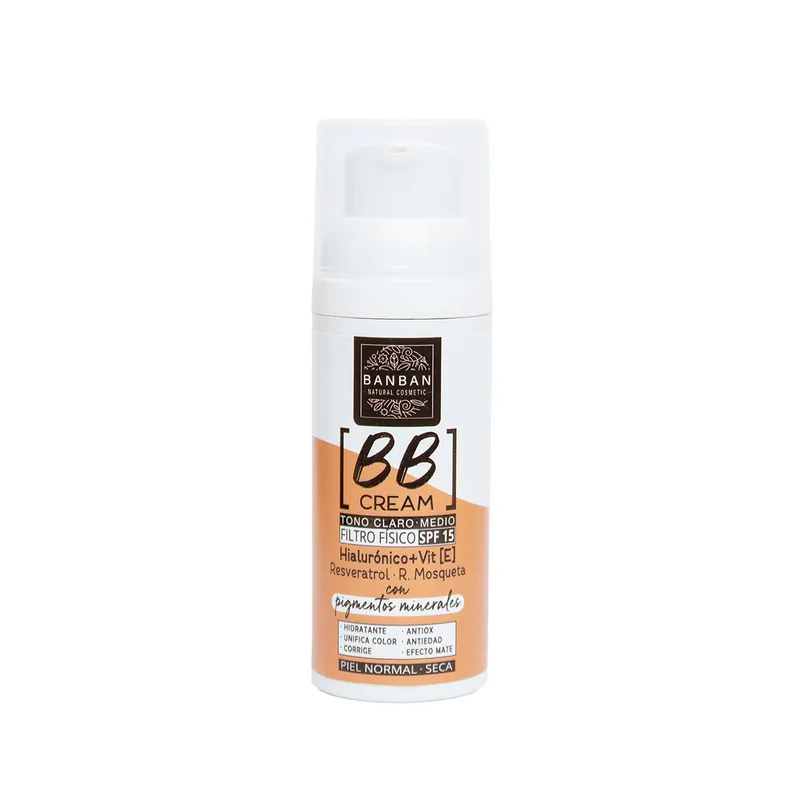BB Cream Tono Claro Medio SPF15 50ml Banban Súper Precio