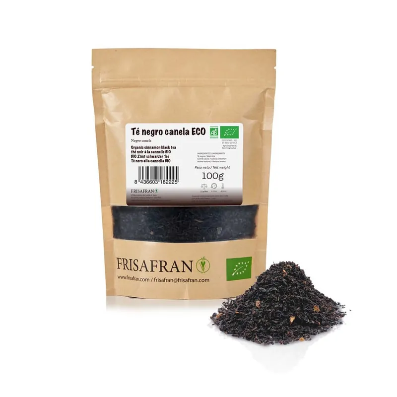 Precio Rebajado Té Negro Canela Ecológico Granel | Calidad | Frisafran