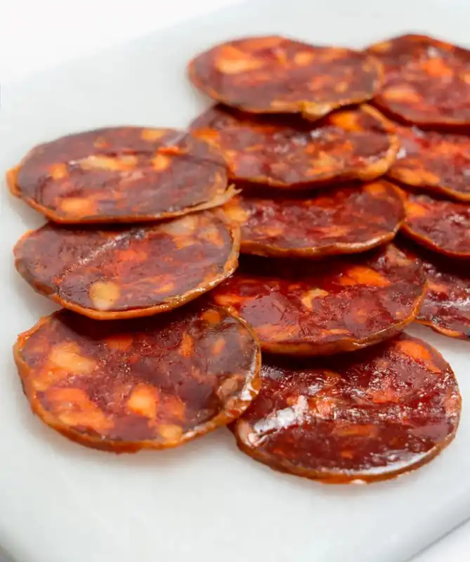 Loncheado De Chorizo Cular Bellota Ibérico “lisardo Castro” D.o. Guijuelo - Salamanca 100 Grs. Garantía Incluida