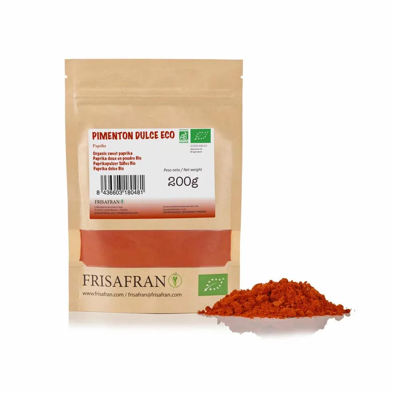 Pimentón En Polvo Ecológico | Sabor Dulce Novedad
