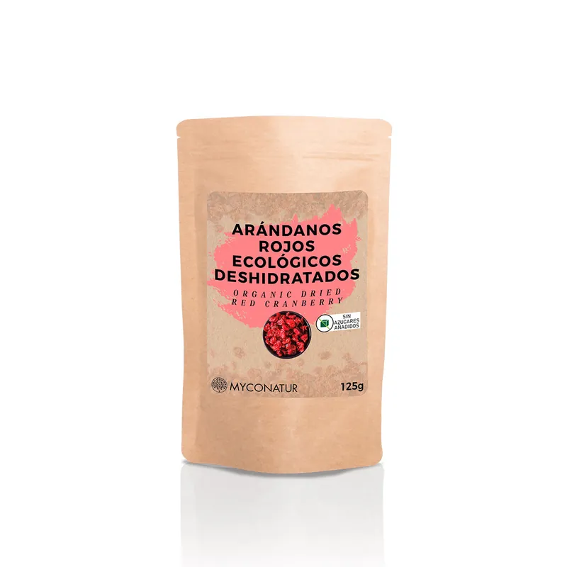 Mejor Precio Arándanos Rojos Deshidratados Ecológicos Myconatur 125g