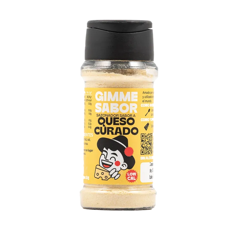Sazonador vegetal sabor queso curado Moderno