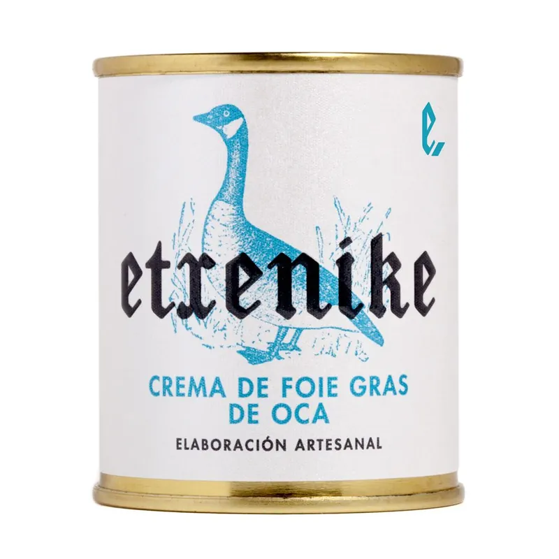 Crema De Foie Gras De Oca etxenike 130 Grs. Envío Gratis