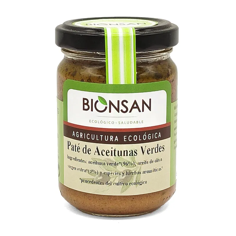 Paté De Aceitunas Verdes Ecológicas 140gr Tendencia